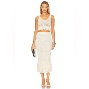 New Beach Riot 'Polly' ivory Skirt Size Large